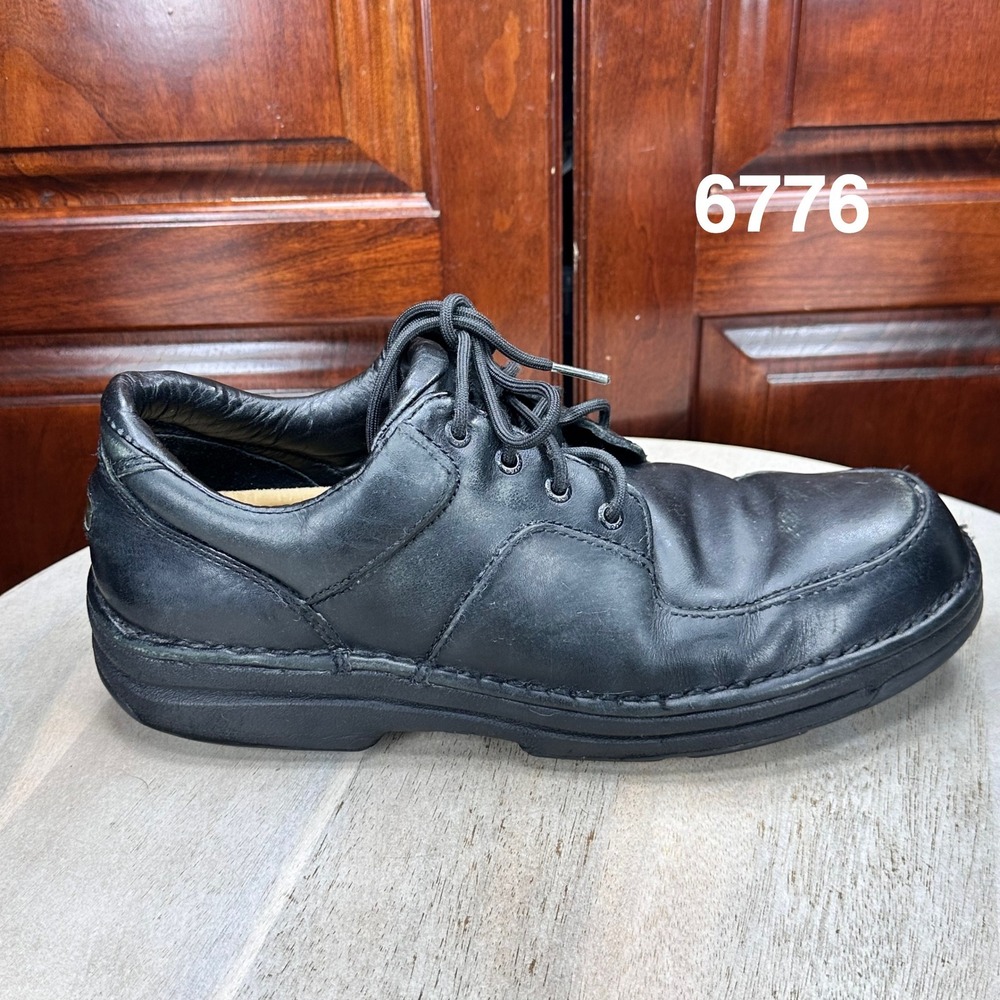Rockport MJ208 DMX Walking Shoes Mens 10 M Black Leather Lace Up Oxfords EUC